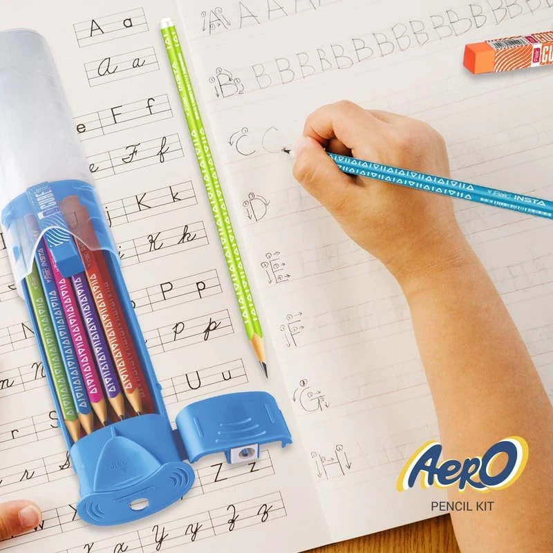 Flair Aero Pencil Kit (Set of 12 Multicolor)