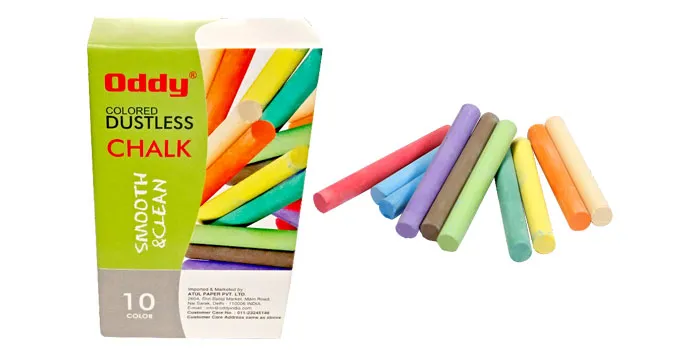 Oddy Chalk Dust Free Colored