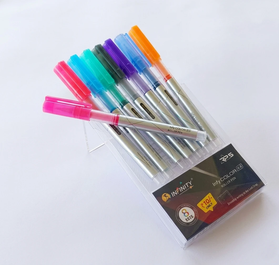 Infinity InfyColor 0.5 mm Roller Pen 8 Colors RP5