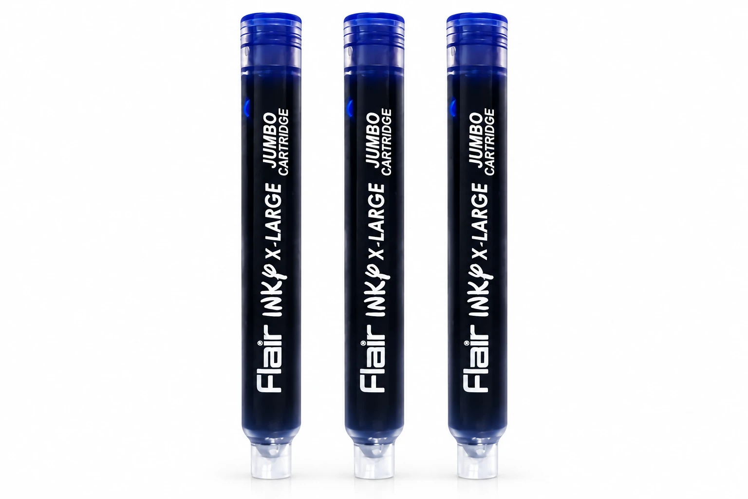Flair Inky X-Large Jumbo Blue Ink Cartridges