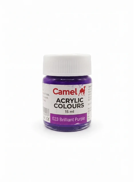 Camel Acrylic Colours 15 ml - 023 Brilliant Purple