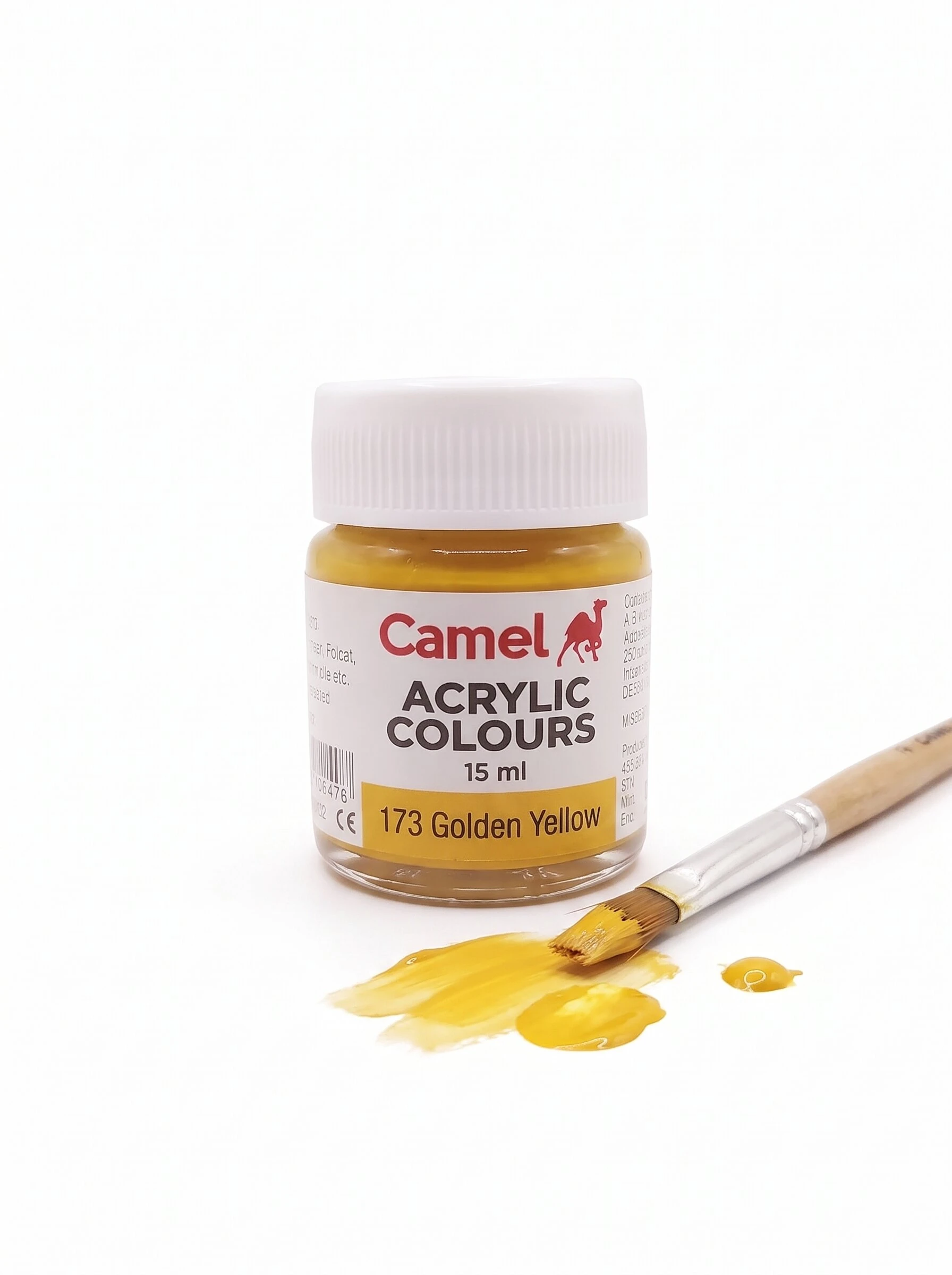 Camel Acrylic Colours 15 ml - 173 Golden Yellow