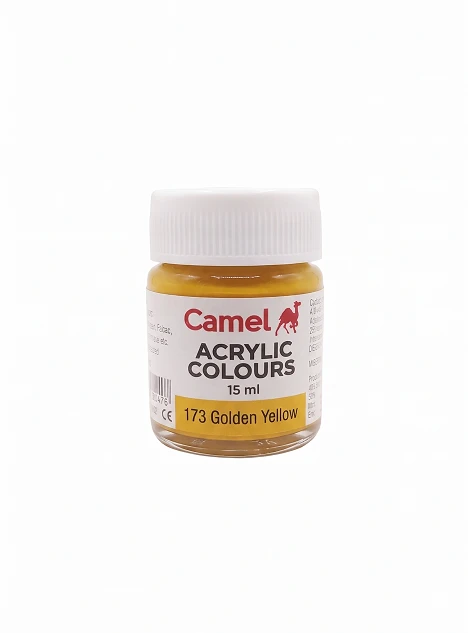 Camel Acrylic Colours 15 ml - 173 Golden Yellow