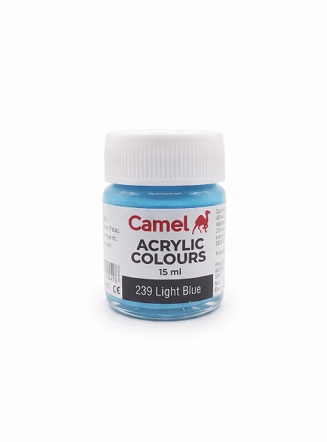 Camel Acrylic Colours 15 ml - 239 Light Blue