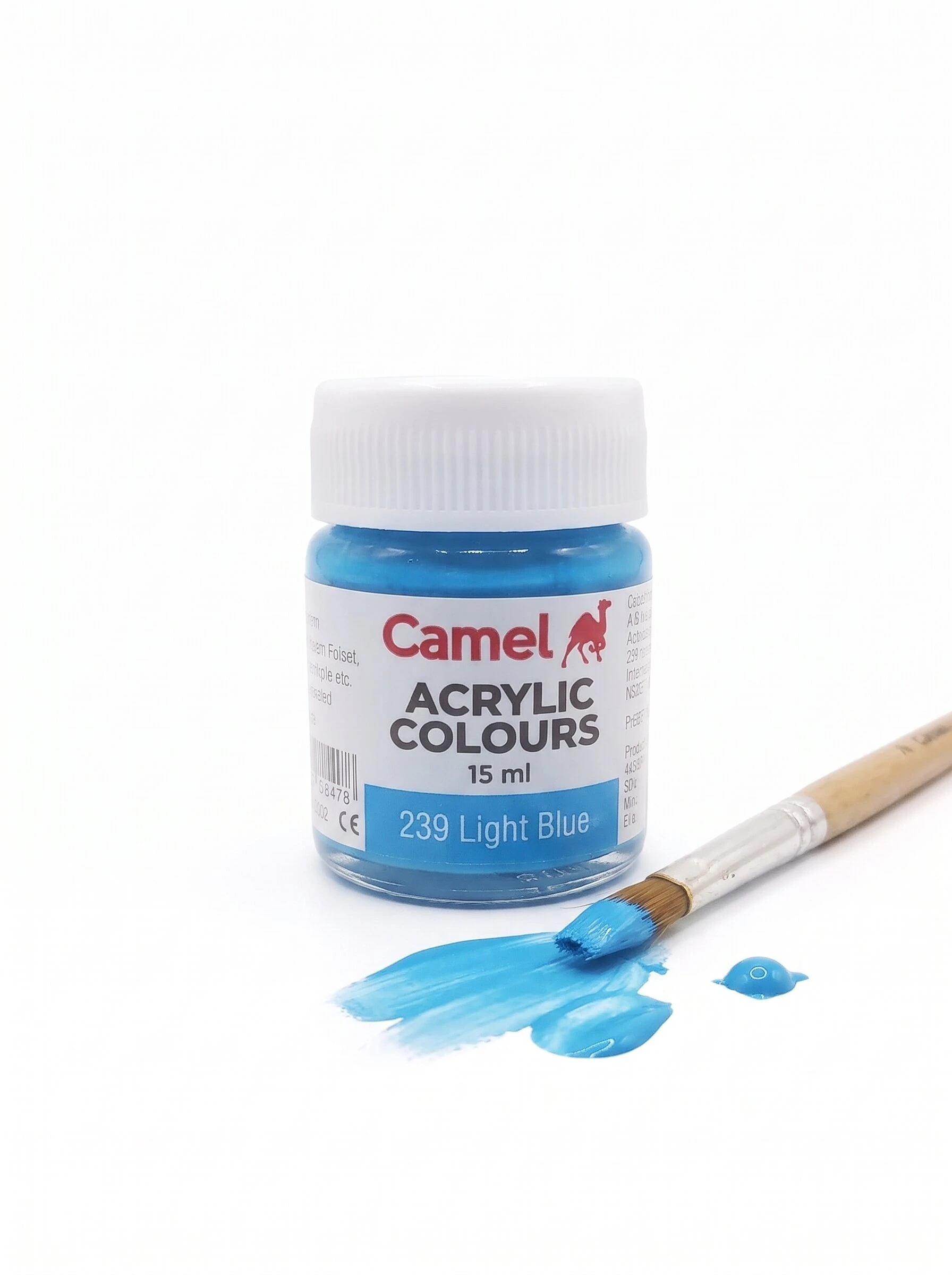 Camel Acrylic Colours 15 ml - 239 Light Blue