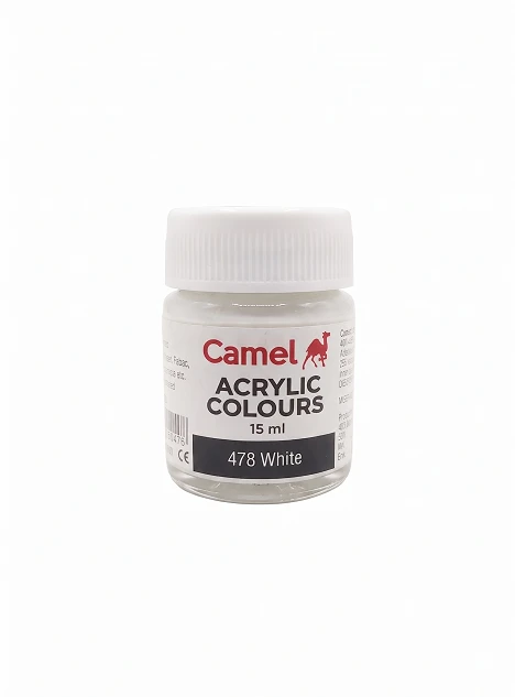Camel Acrylic Colours 15 ml - 478 White