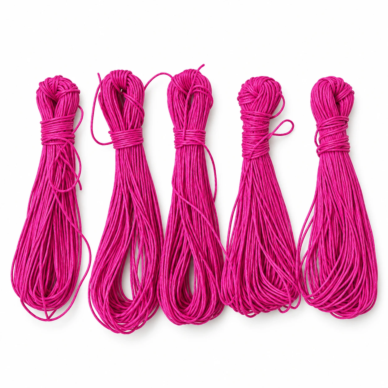 Hanumanta Pure Handmade Mithila Janeu (जनेऊ) – Pink Colour | Traditional Sacred Thread for Puja & Religious Rituals – Pack of 5