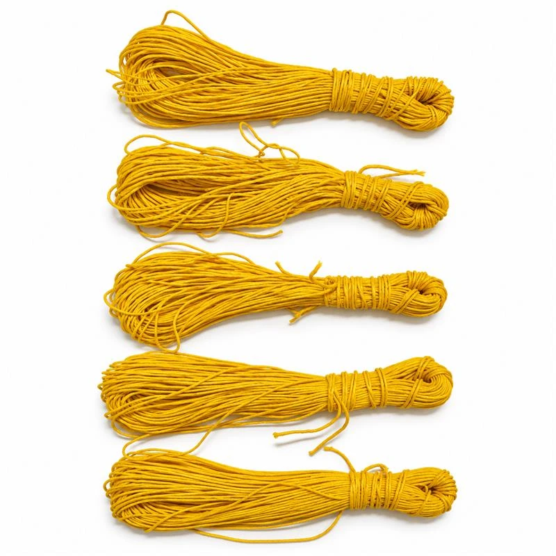 Mangal Arpan Mithila Janeu - Handmade - Yellow - Pack of 5