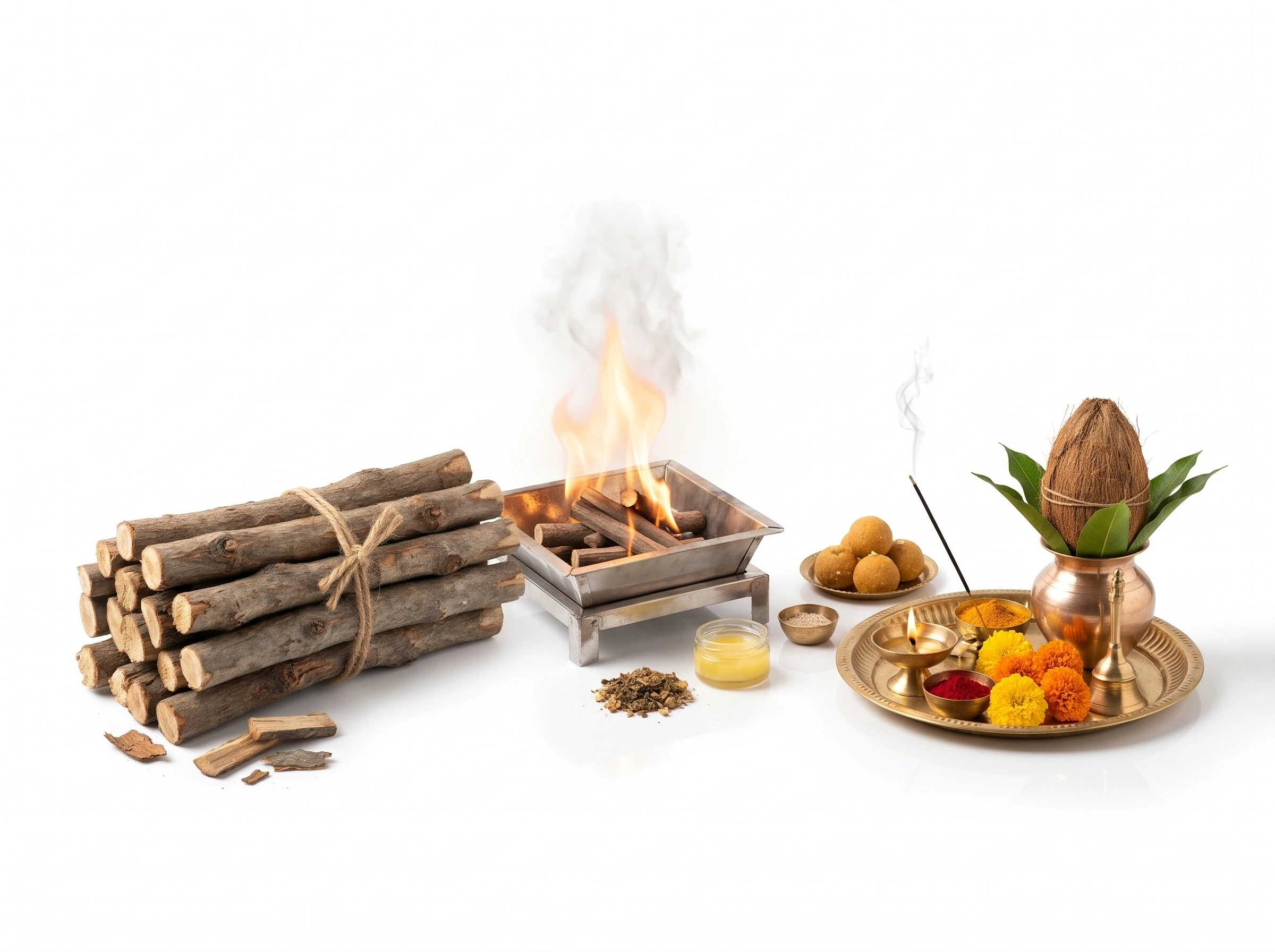 RDS Shuddh Aam Ki Lakdi Bundle for Hawan & Puja Approx(200g)