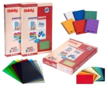 A3 Binding Sheets Blue Set (blue + Natural) &amp; Transparent
