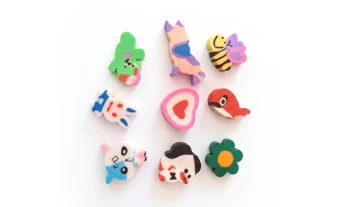 Cartoon Eraser Set (9 Pcs)