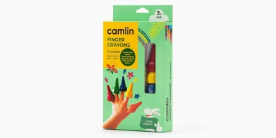Finger Crayons 10 Shades (Child Safe &amp; Non-Toxic)
