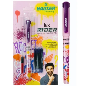 INX Rider Liquid Ink Fountain Pen Blue With Converter