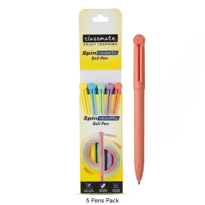 Octane Spin Ball Pen Blue - 5 Piece Set
