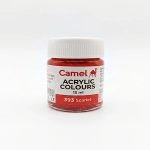 Acrylic Colours 15 ml - 393 Scarlet
