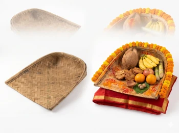 Bamboo Soop (Sup) for Chhath Puja- Pack of 5