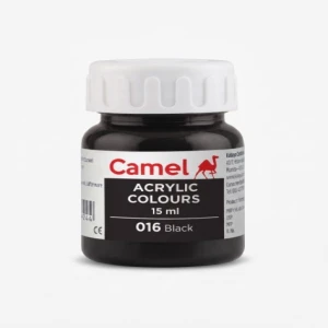 Camel Acrylic Colours 15 ml - 016 Black