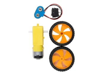 Robot Motor Wheel Dual Shaft Gear Motor
