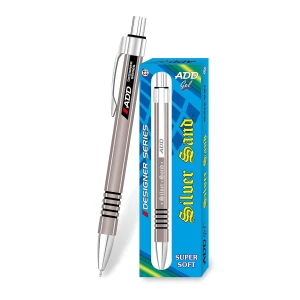 Silver Sand Blue Pen
