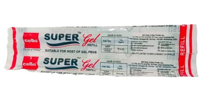 Super Gel Pen Refill Black